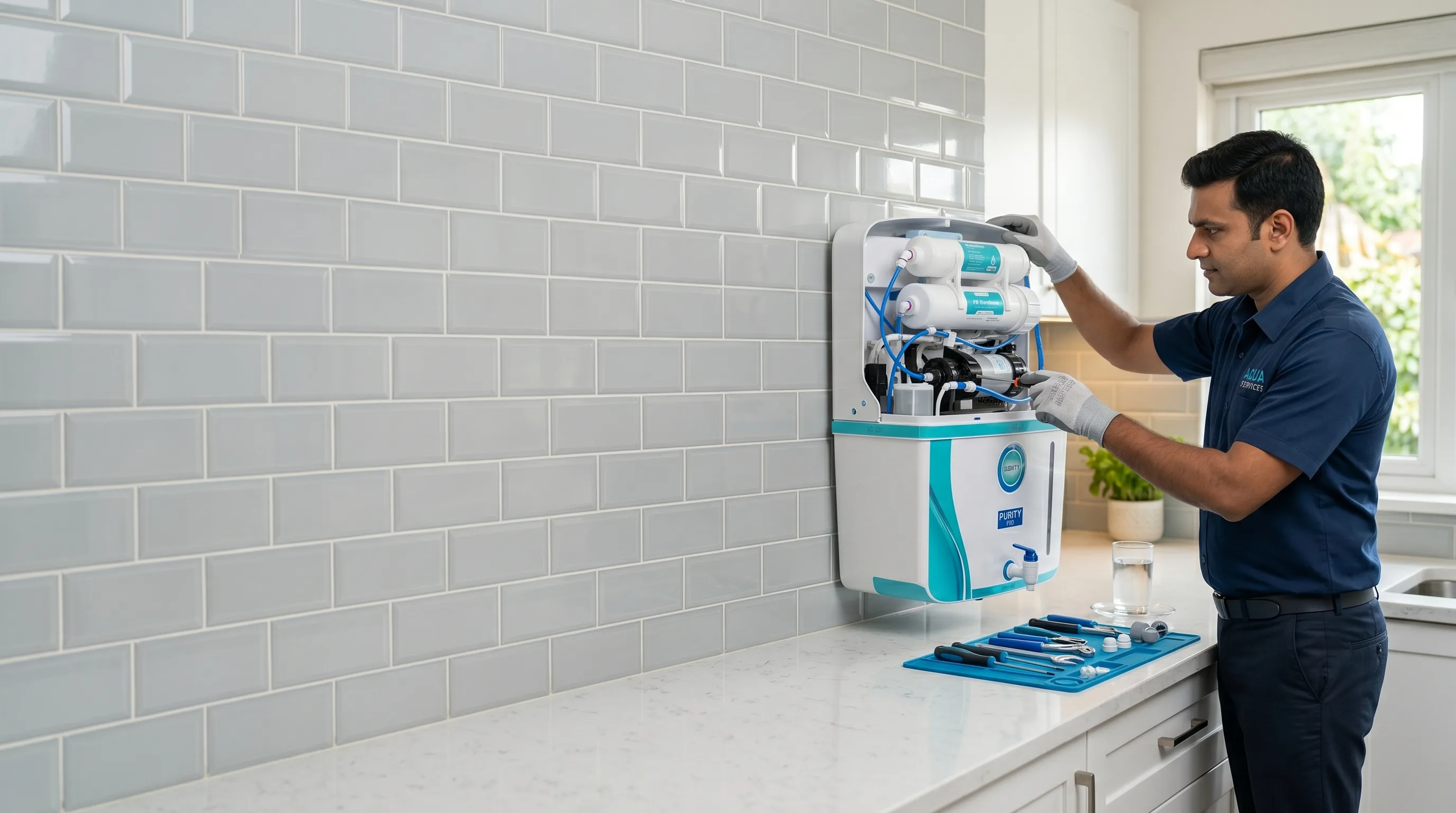 RO purifier service technician